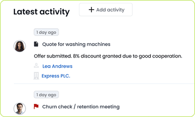 Activity management