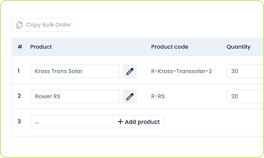 Frictionless Bulk Ordering